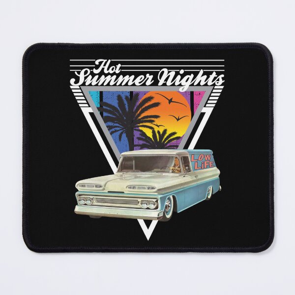 Item preview, Hot Summer Nights 80's Tropical Vintage Retro Custom Panel Truck designed and sold by CharJens.