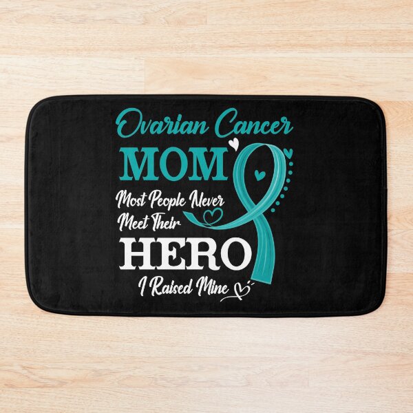 Item preview, Proud Ovarian Cancer Mom Most People Never Meet Their Hero I Raised Mine Ovarian Cancer Awareness designed and sold by Kohend.