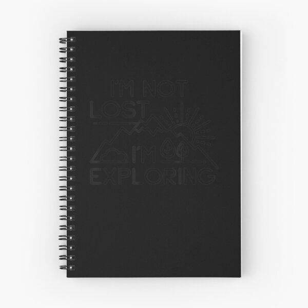 Item preview, I'm Not Lost, I'm Exploring Camping Mountain Lines designed and sold by RobertVandivier.