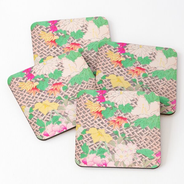Item preview, Peony Floral Print Vintage Japanese Retro Pattern designed and sold by VintageArchive.