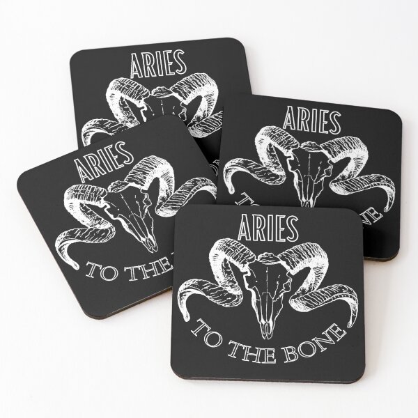 Item preview, Aries To the Bone Zodiac Star Sign design with Rams Skull designed and sold by BearCaveDesigns.