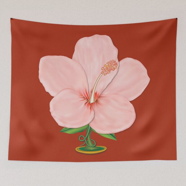 Aperçu de l'œuvre Hibiscus crevette 02 créée et vendue par deux16moulins.