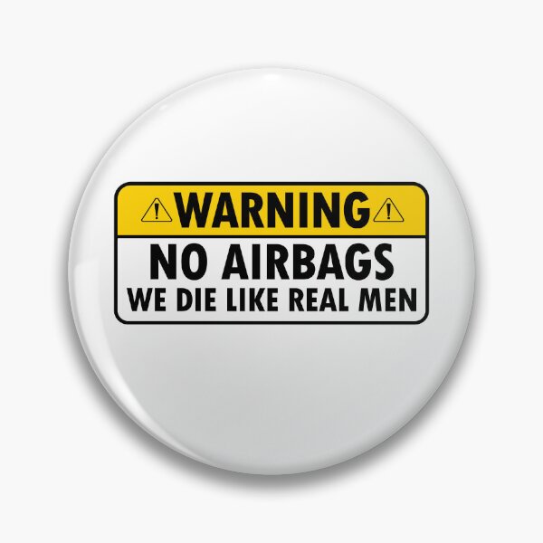 Item preview, No Air Bags we die like real men funny car driver  designed and sold by Majesticoo.
