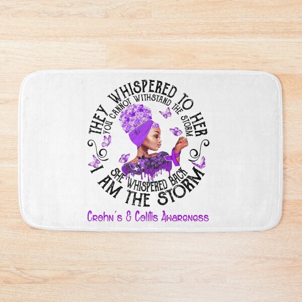 Item preview, Black Girl I Am The Storm Crohn's & Colitis Awareness designed and sold by Mnrshirley.