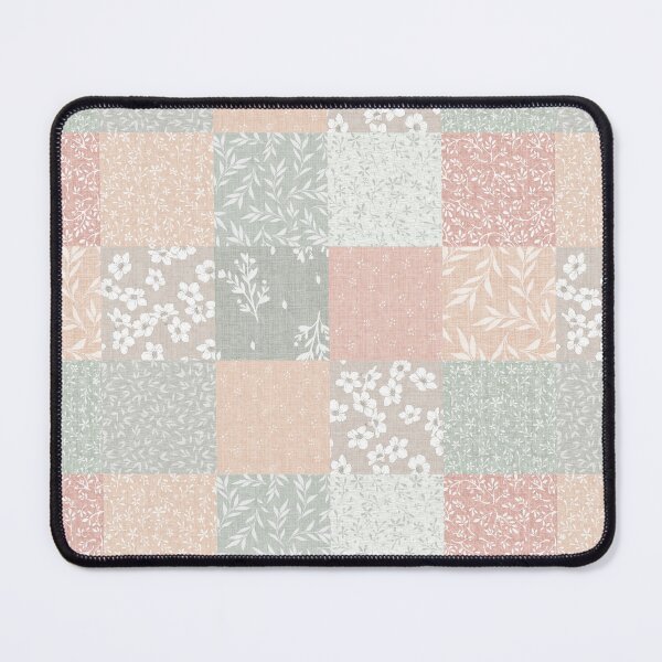Item preview, Cottage Patchwork - pinks and greens designed and sold by SugarPineDesign.