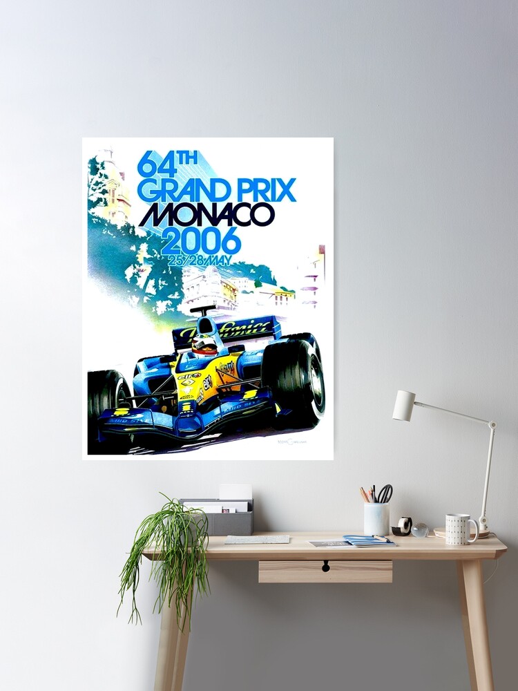 Monaco F1 GP Poster 2006