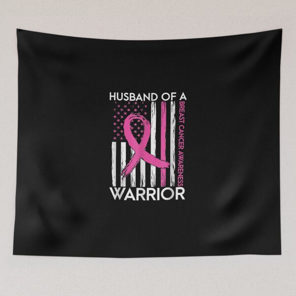 Item preview, Husband Of A Warrior Breast Cancer Awareness Support Squad designed and sold by RobertVandivier.
