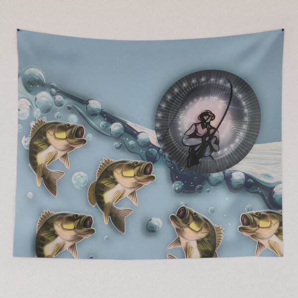 Item preview, Fishing for bass designed and sold by umfhn.