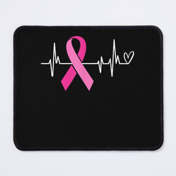 Item preview, Pink Ribbon Heartbeat Breast Cancer Awareness designed and sold by RobertVandivier.