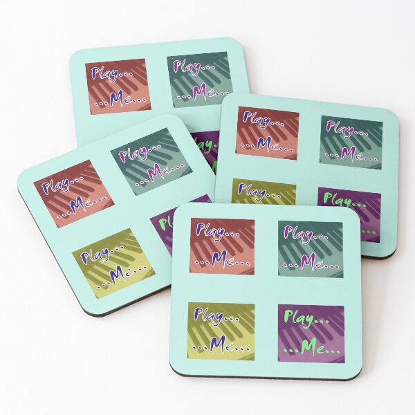 Item preview, Piano - Play Me - Sticker Pack - Diffused Colors designed and sold by ThisNThatImages.