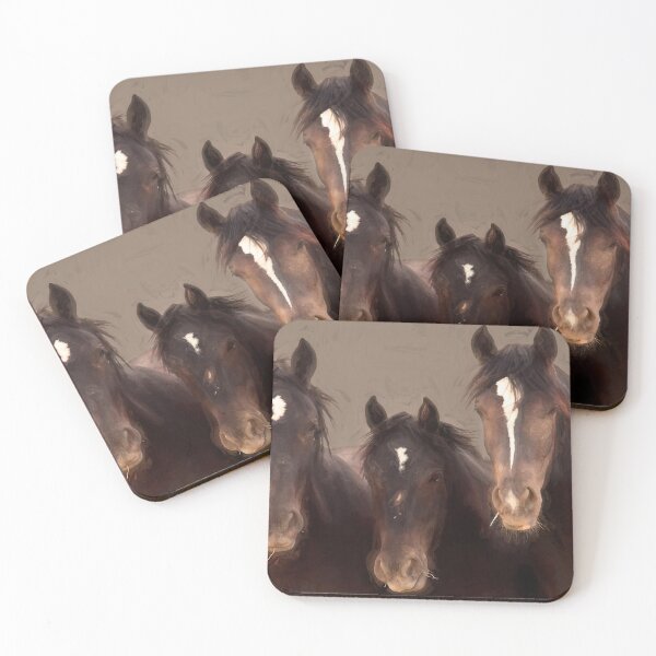 Item preview, Wild Mustangs McCullough Peaks Wyoming X115 designed and sold by RichFrancoCars.