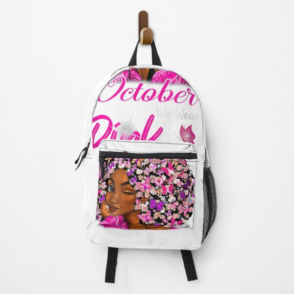Item preview, In October We Wear Pink African American Women Breast Cancer designed and sold by RobertVandivier.