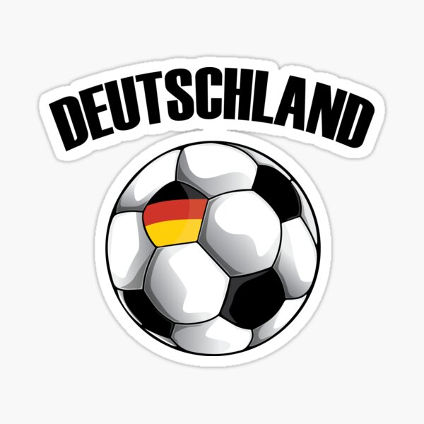 Artikel-Vorschau von Deutschland Football - Fußball mit deutscher Flagge, designt und verkauft von TravelScientist.