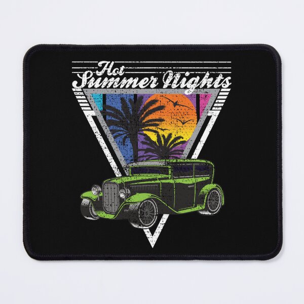 Item preview, Hot Summer Nights 80's Tropical Vintage Retro Hot Rod Sedan designed and sold by CharJens.