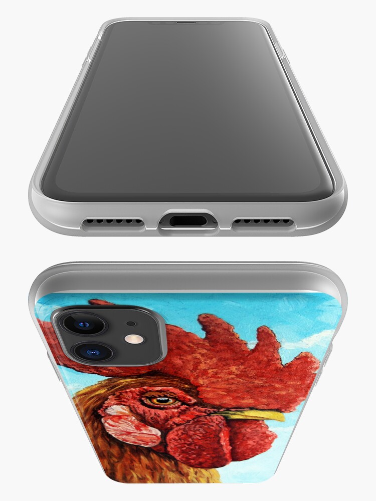 Alternate view of ROOSTER - realistic oil painting farm animal iPhone Case & Cover