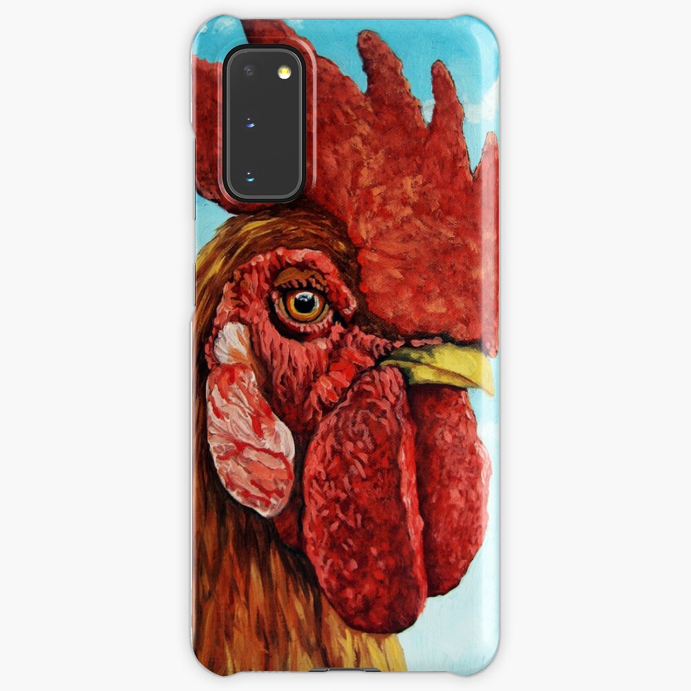 ROOSTER - realistic oil painting farm animal Case & Skin for Samsung Galaxy