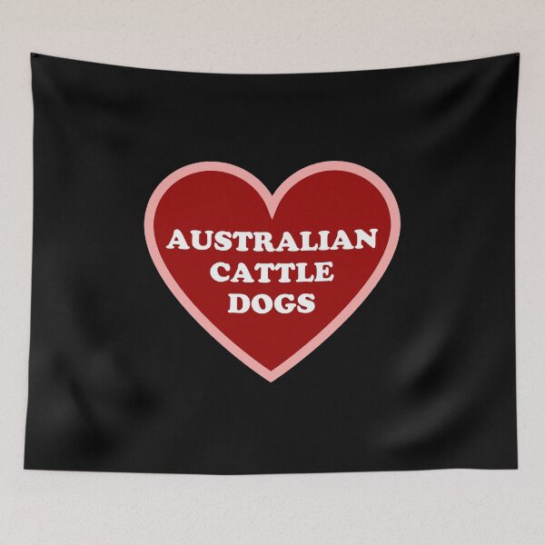 Item preview, Australian Cattle Dog Heart designed and sold by PawtifulWorld.
