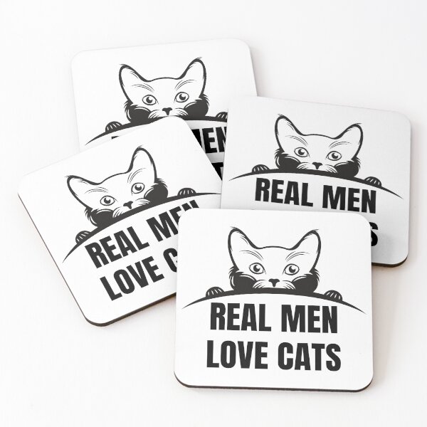 Item preview, Real Men Love Cats designed and sold by The Love Quill.