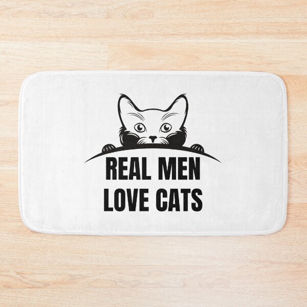 Item preview, Real Men Love Cats designed and sold by The Love Quill.