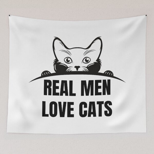 Item preview, Real Men Love Cats designed and sold by The Love Quill.
