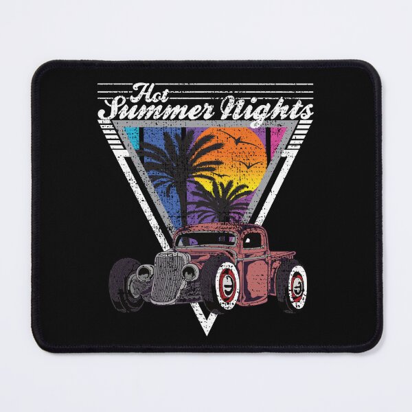 Item preview, Hot Summer Nights 80's Tropical Vintage Retro Hot Rod Pickup designed and sold by CharJens.