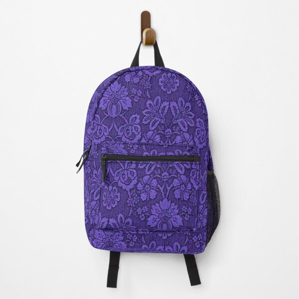 Item preview, vintage flowers on a purple background designed and sold by badgermark.