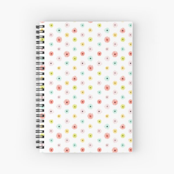 Daisy Chain | Ditsy Daisy Pattern | Guava Spiral Notebook