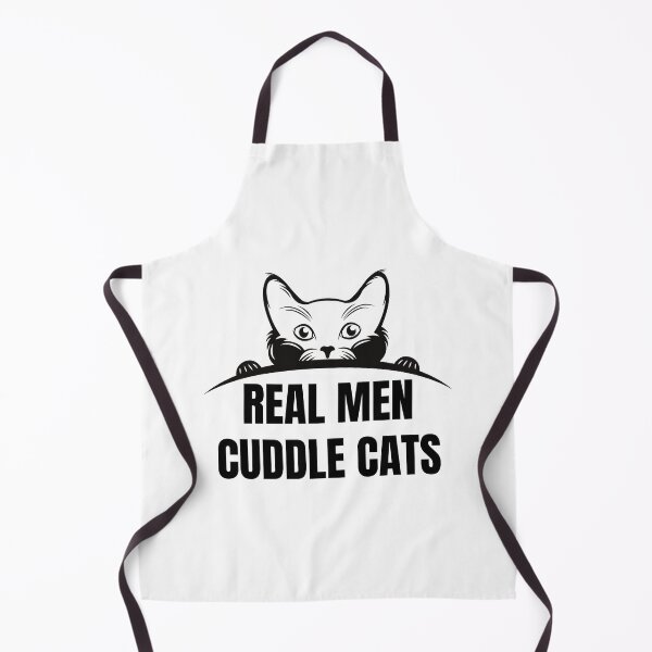 Item preview, Real men cuddle cats designed and sold by The Love Quill.