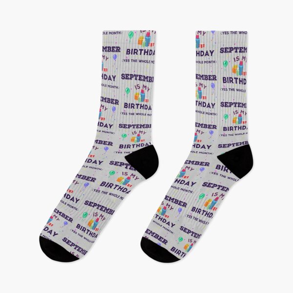 Item preview, September is my birthday yes the whole month, dark text, birthday outfit, family birthday, bday idea, birthday humor, September birthday quotes designed and sold by SGS-.