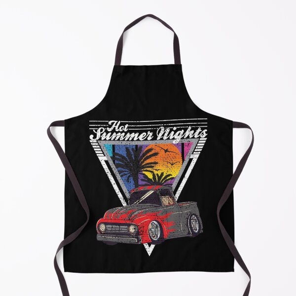 Item preview, Hot Summer Nights 80's Tropical Vintage Retro Custom Pickup Truck designed and sold by CharJens.