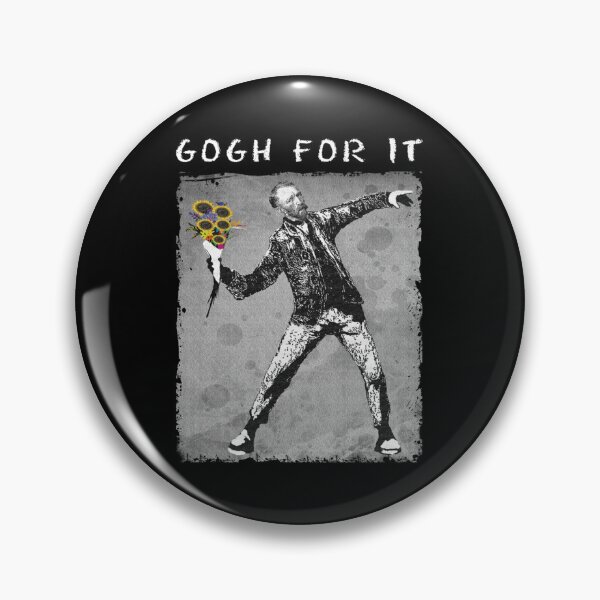 Artikelvorschau, Gogh dafür - Banksy Van Gogh wirft Blumen| Perfektes Geschenk entworfen und verkauft von sylviazama.