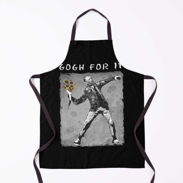 Item preview, Gogh For It - Banksy Van Gogh lanzando flores| Regalo perfecto designed and sold by sylviazama.