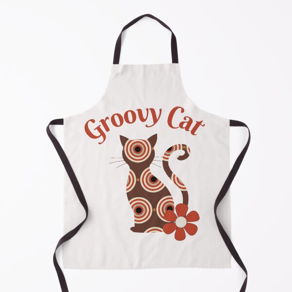 Item preview, Retro Groovy Cat designed and sold by HappyLifeCreate.
