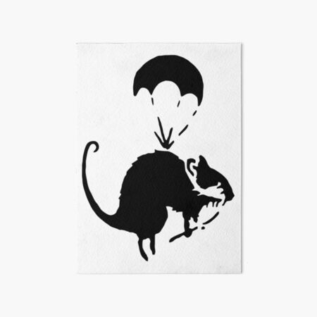 Rat Parachute Graffiti Banksy Street Art' Sticker