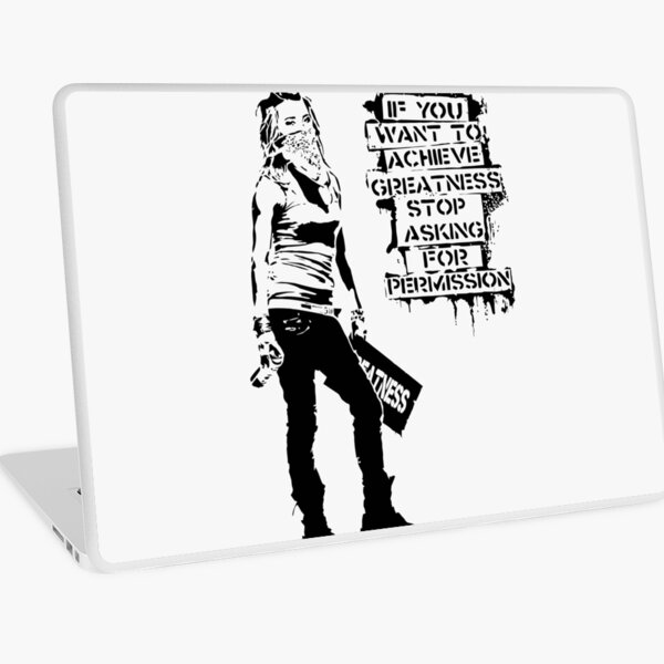 Skins Adhesives D Ordinateur Sur Le Theme Citation De Banksy Redbubble