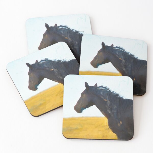 Item preview, Wild Mustangs McCullough Peaks Wyoming designed and sold by RichFrancoCars.