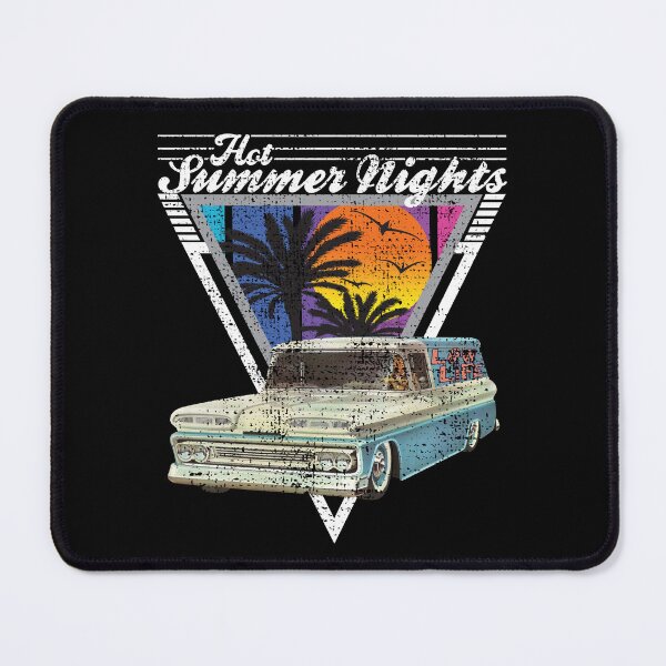 Item preview, Hot Summer Nights 80's Tropical Vintage Retro Custom Panel Truck designed and sold by CharJens.