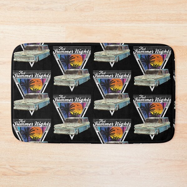 Item preview, Hot Summer Nights 80's Tropical Vintage Retro Custom Panel Truck designed and sold by CharJens.