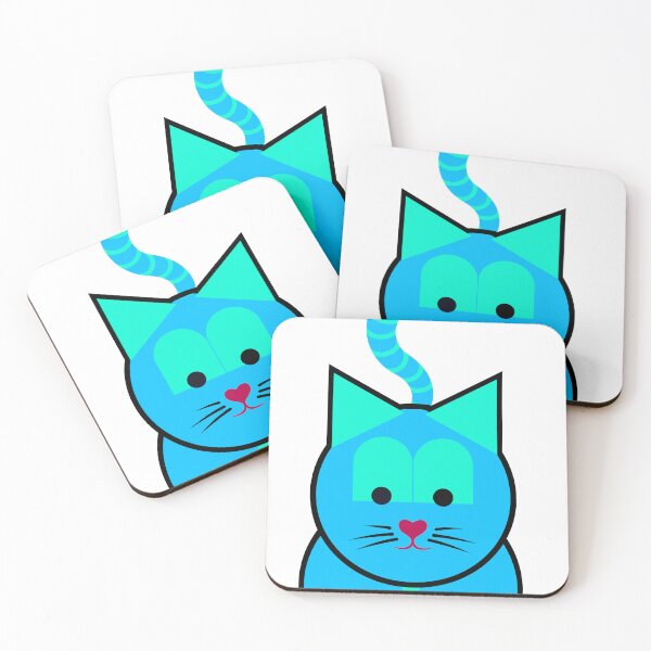 Item preview, Funkz Catz Blue designed and sold by Atouch Crazy.
