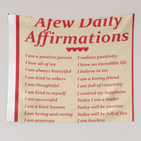Item preview, Afew Daily Affirmations, Cute Quote designed and sold by lucentartshop1.