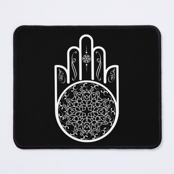 Item preview, hamsa hand mandala heart designed and sold by hamsasoul.