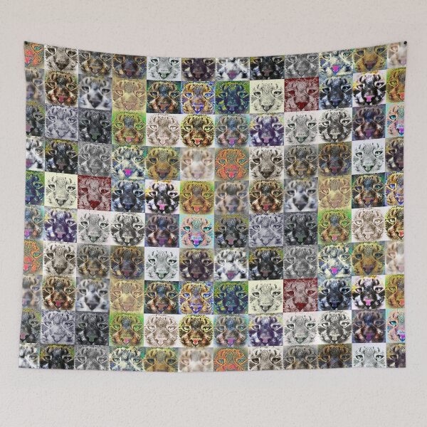 Item preview, Artificial neural style wild cat designed and sold by blackhalt.