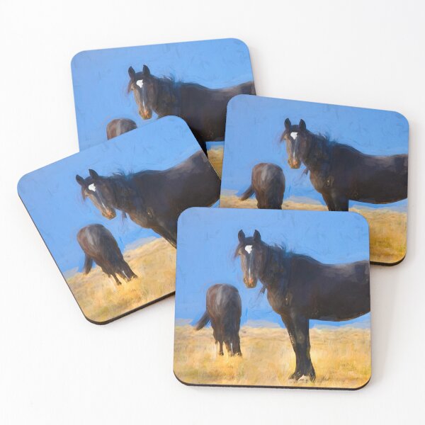 Item preview, Wild Mustangs McCullough Peaks Wyoming X115 designed and sold by RichFrancoCars.