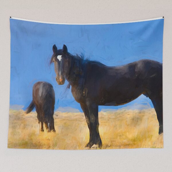 Item preview, Wild Mustangs McCullough Peaks Wyoming X115 designed and sold by RichFrancoCars.