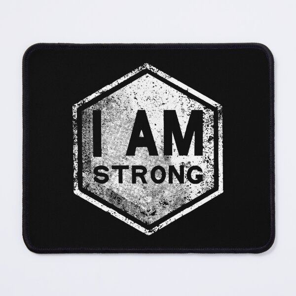 Item preview, I AM - Strong - Affirmation - Black designed and sold by hector2ortega.