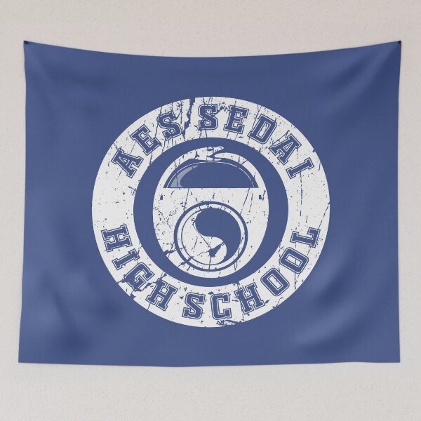 Item preview, Aes Sedai High School (Blue) designed and sold by Taveren-Tavern.