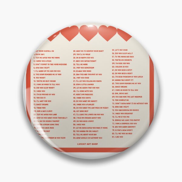 Item preview, Different Ways To Say I Love You designed and sold by lucentartshop1.