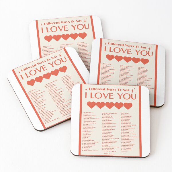 Item preview, Different Ways To Say I Love You designed and sold by lucentartshop1.