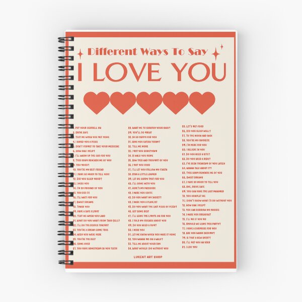 Item preview, Different Ways To Say I Love You designed and sold by lucentartshop1.
