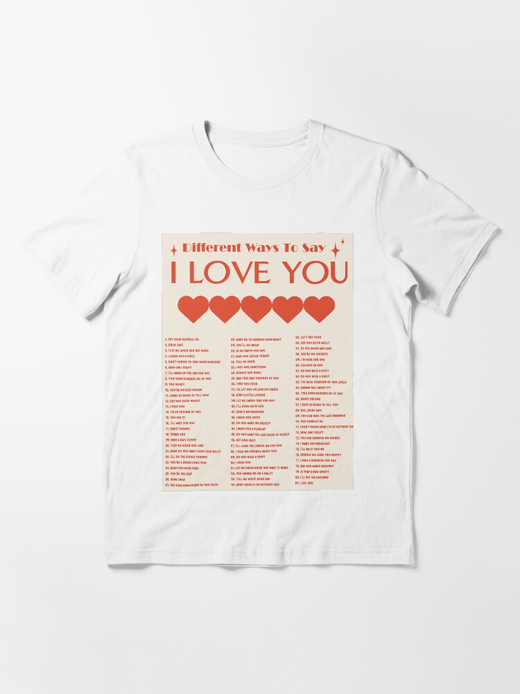 shirts that say love